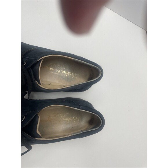 Salvatore Ferragamo Women’s Blue Suede shoes Size 9 2A - Picture 10 of 10